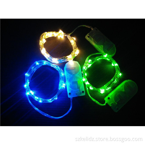 Mini Wedding Battery Operated Copper Wire String Fairy Starry Light For Bottle Decoration